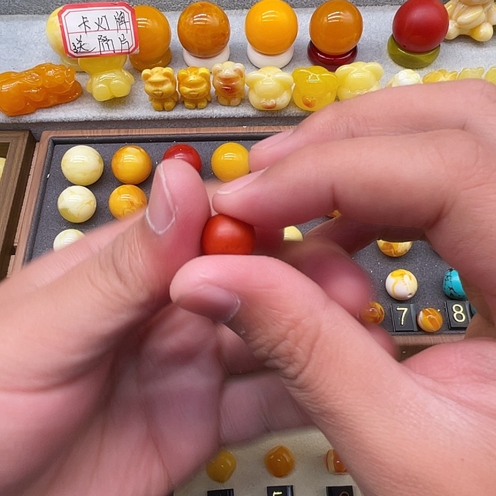 琥珀未镶嵌裸石老蜡老型