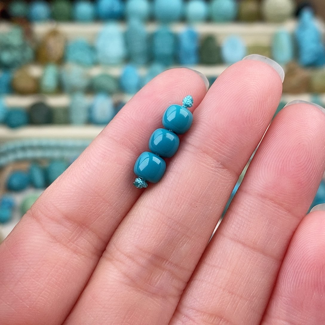 未镶嵌绿松石珠宝奇石5.5