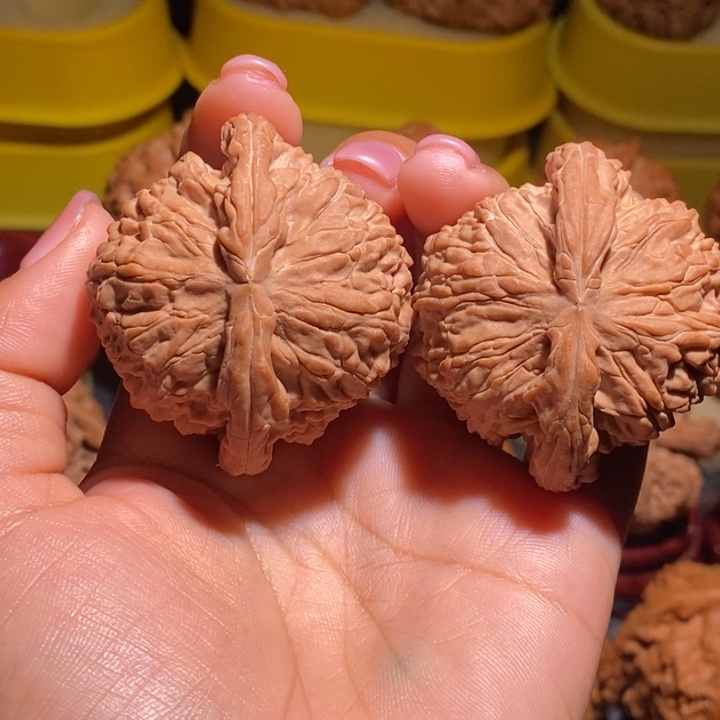 碧***天吊坠文玩核桃47白狮子