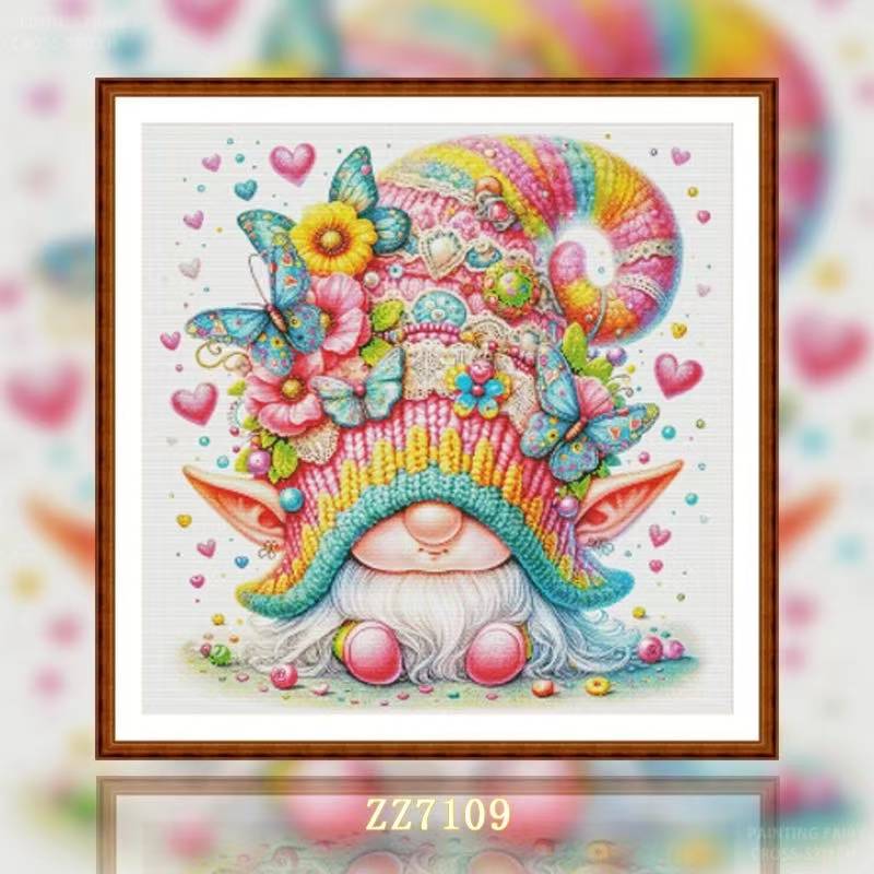 【ZZ7109-精灵小矮人】十字绣2025新款小件客厅餐厅简单新手款简