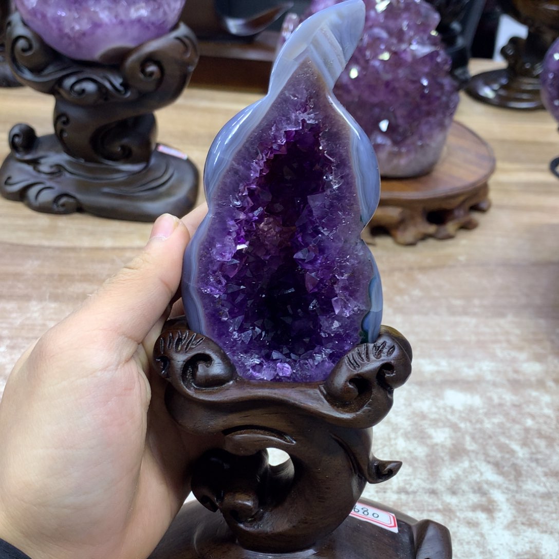 紫晶宝葫芦未镶嵌