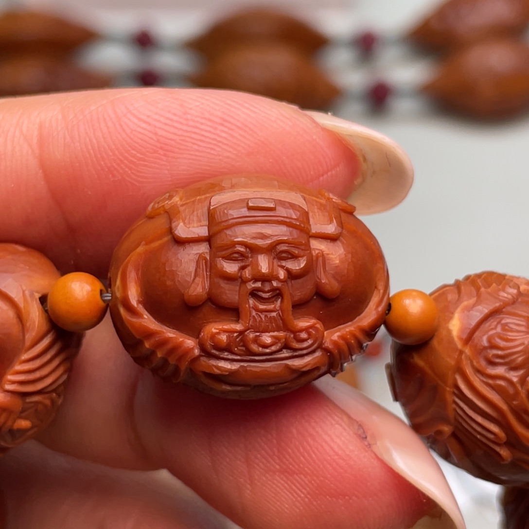 橄榄核吊坠预定横财