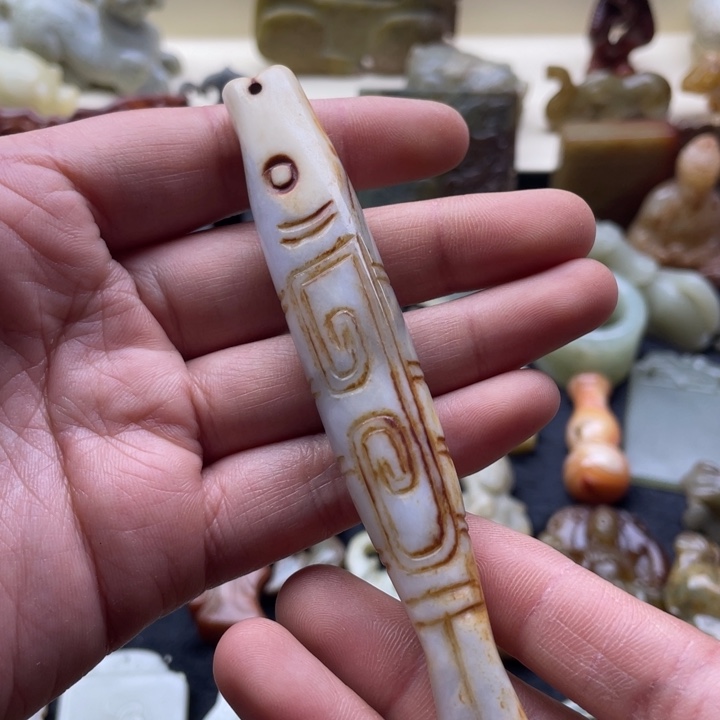 和田玉未镶嵌颈饰118