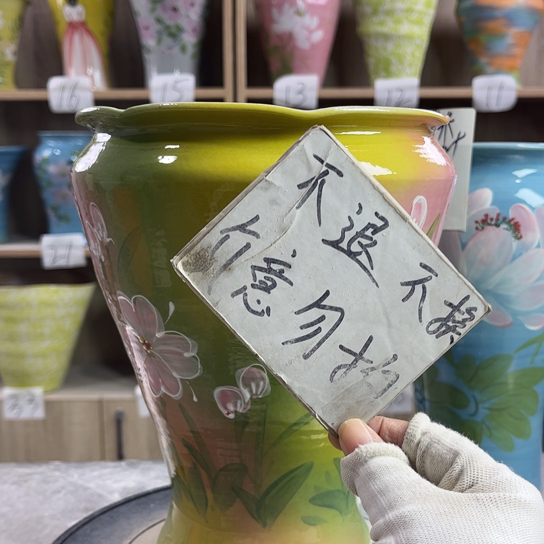 黄***园景德镇陶瓷花盆花盆