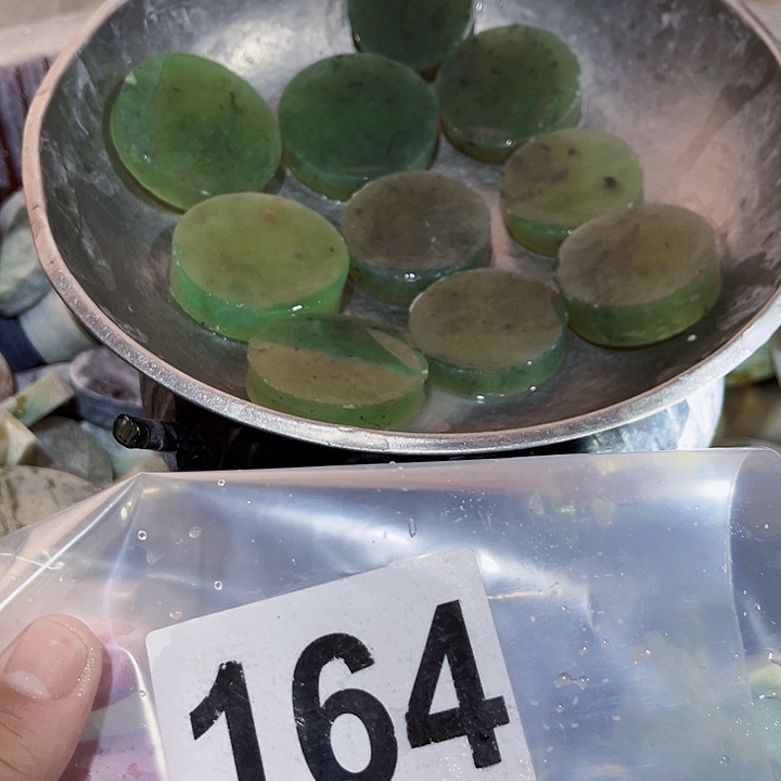 蛇纹石玉合金珠宝半成品