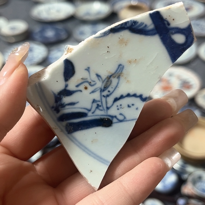 瓷片瓷片茶托喝茶非常不错
