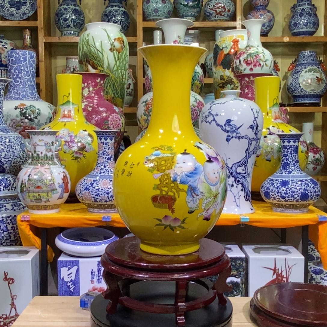 6***6瓶景德镇陶瓷花瓶摆件