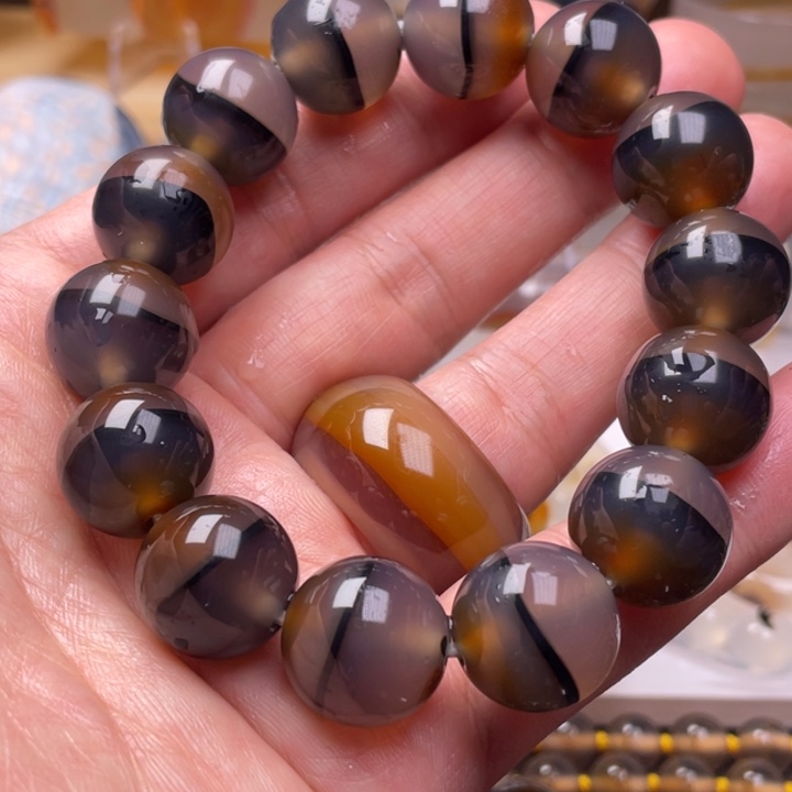 玛瑙/玉髓未镶嵌吊坠(不含链)