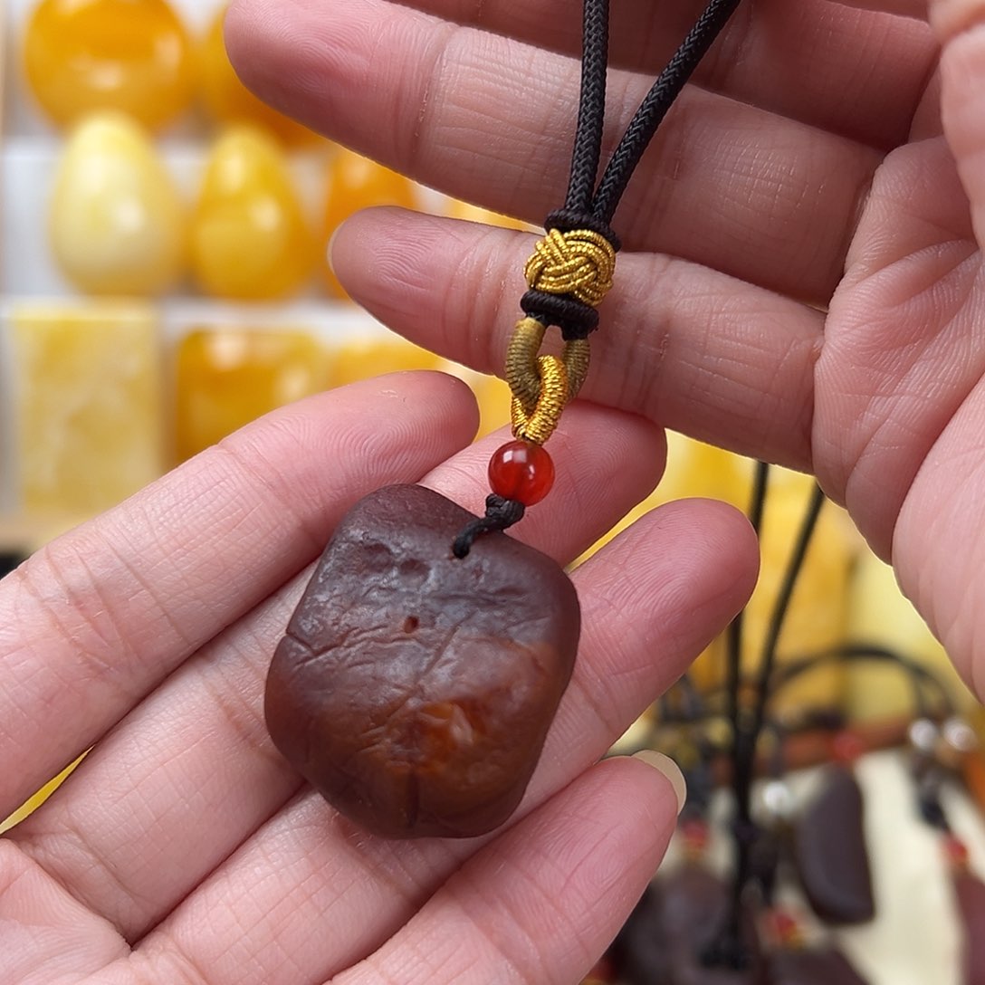 蜜蜡颈饰未镶嵌蜜蜡