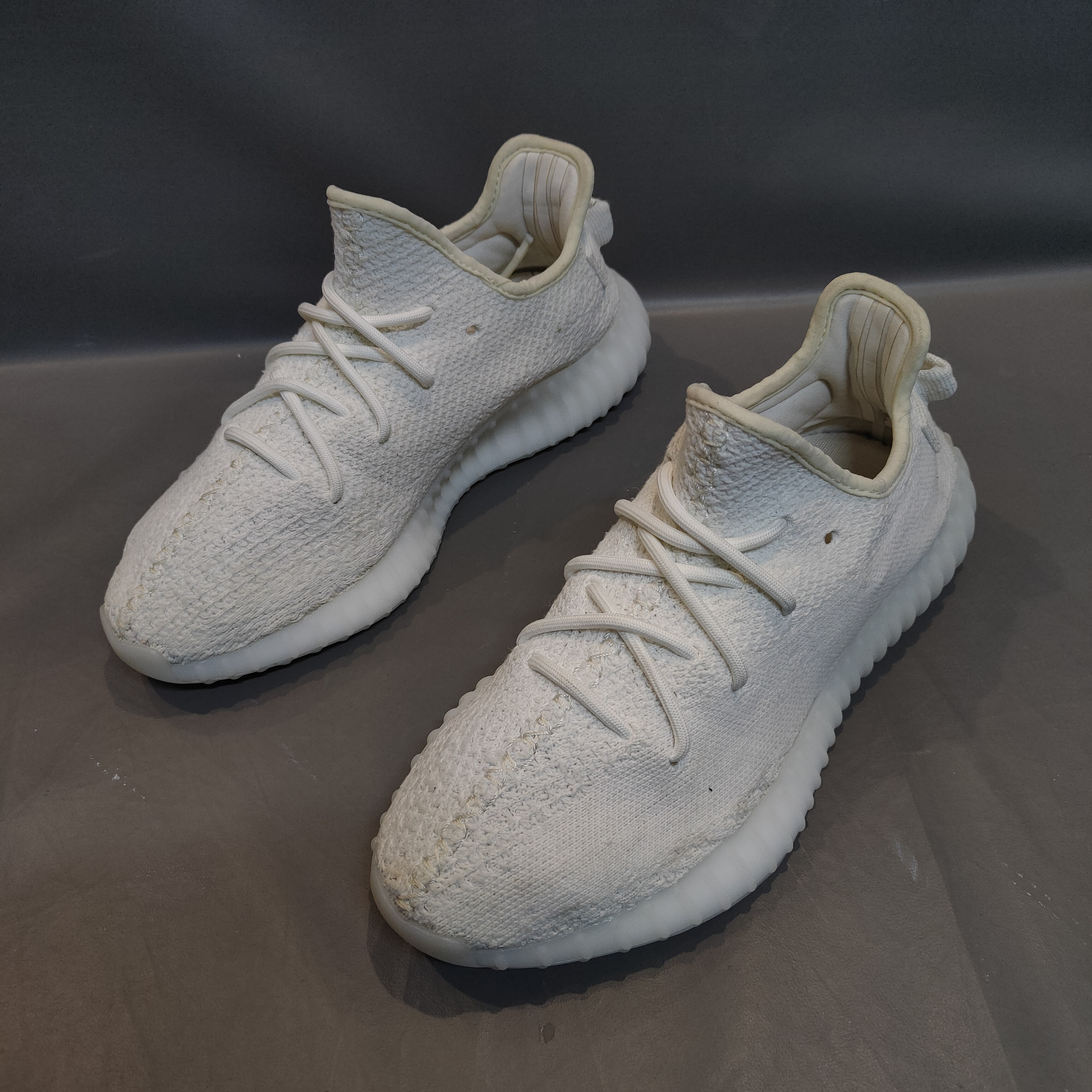 40码/93新/椰子350 白冰淇淋/无原盒/球鞋/潮鞋/运动鞋2049