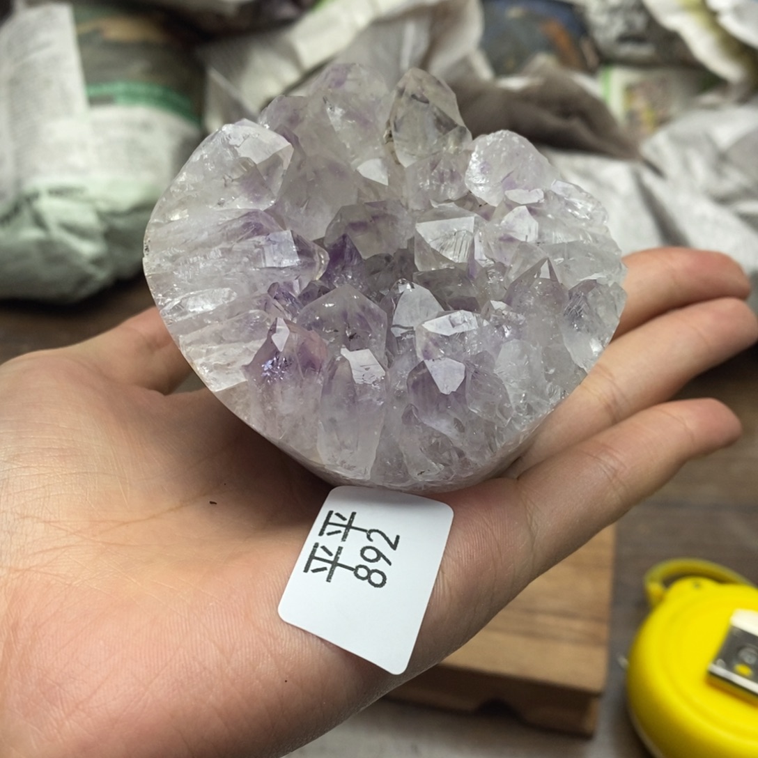 紫晶珠宝半成品未镶嵌