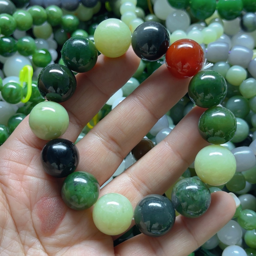 和田玉手链未镶嵌