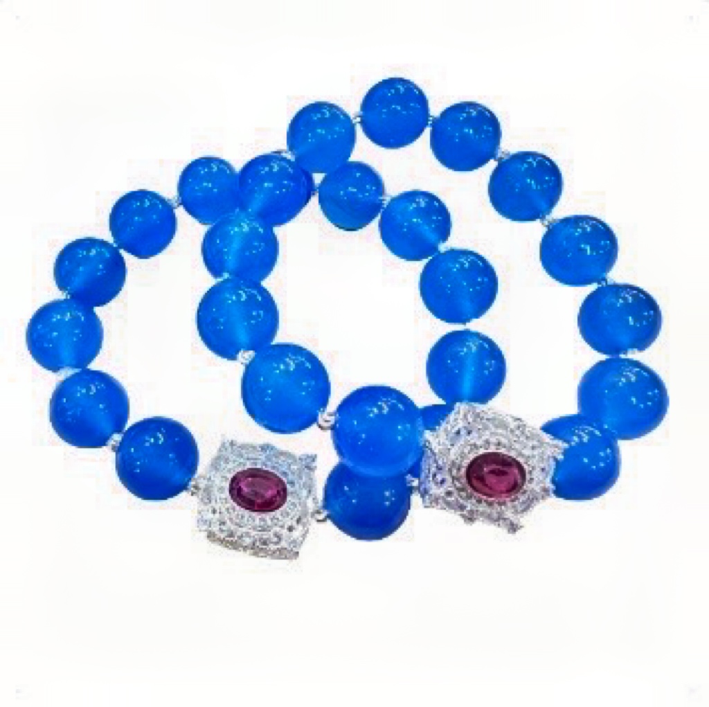 【小天总专属】W007 精美蓝手串 多样性发其一