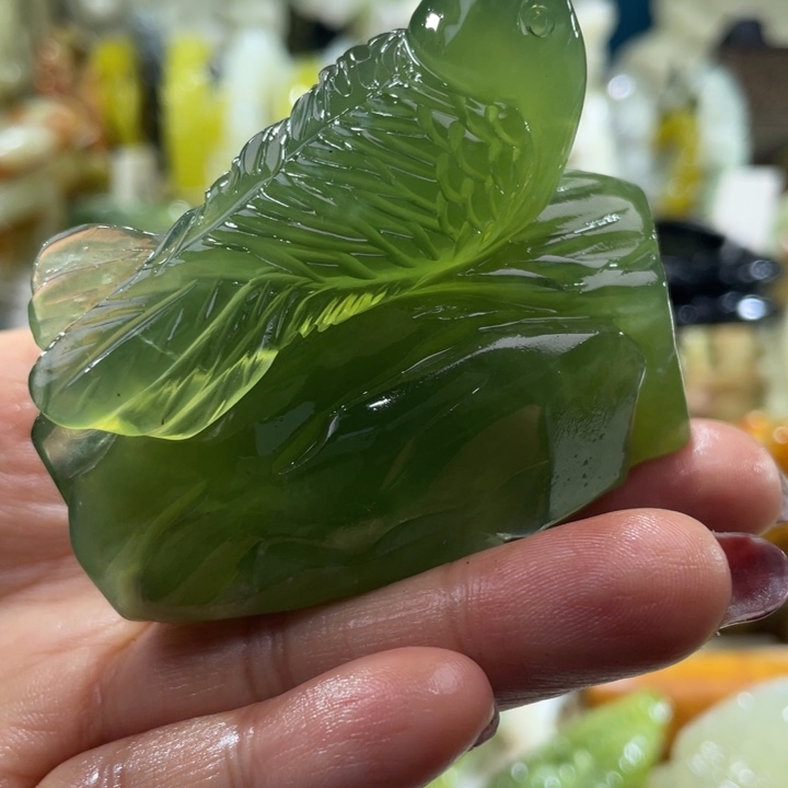 岫玉未镶嵌摆件摆件