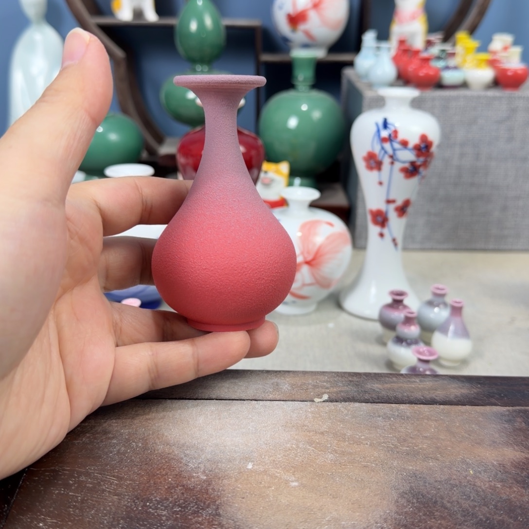 陶瓷手工小花器摆件
