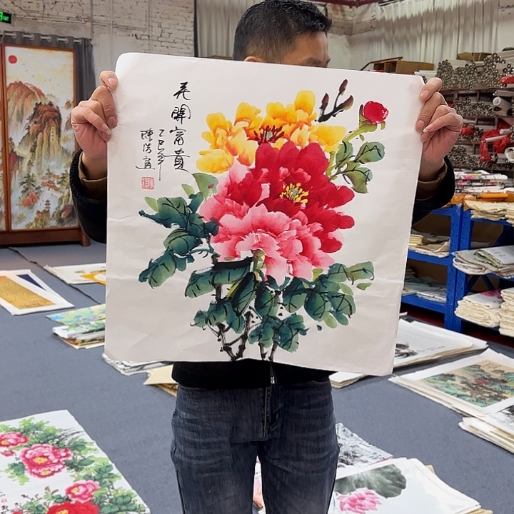 横款国画作品展览等活动