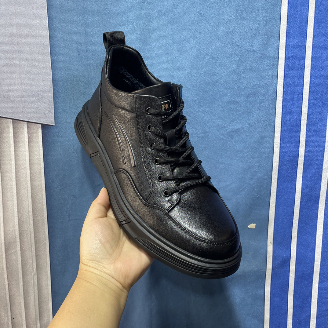 头层牛皮尚品新款休闲鞋5576加绒