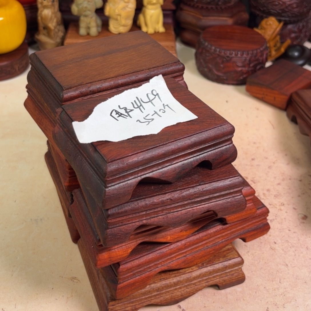 用***6绒质木底座一物一图10个