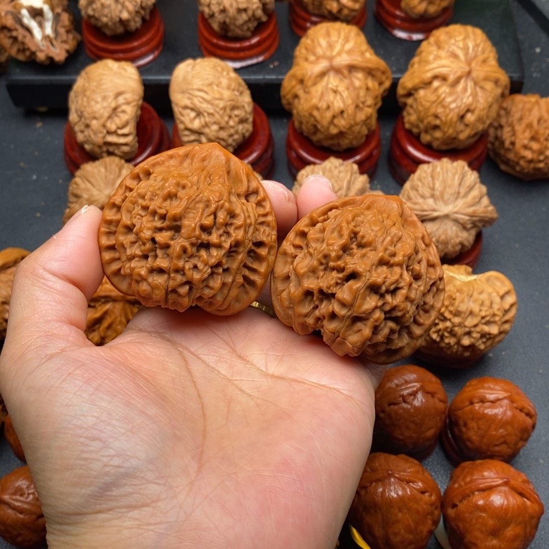 把件文玩核桃47官帽