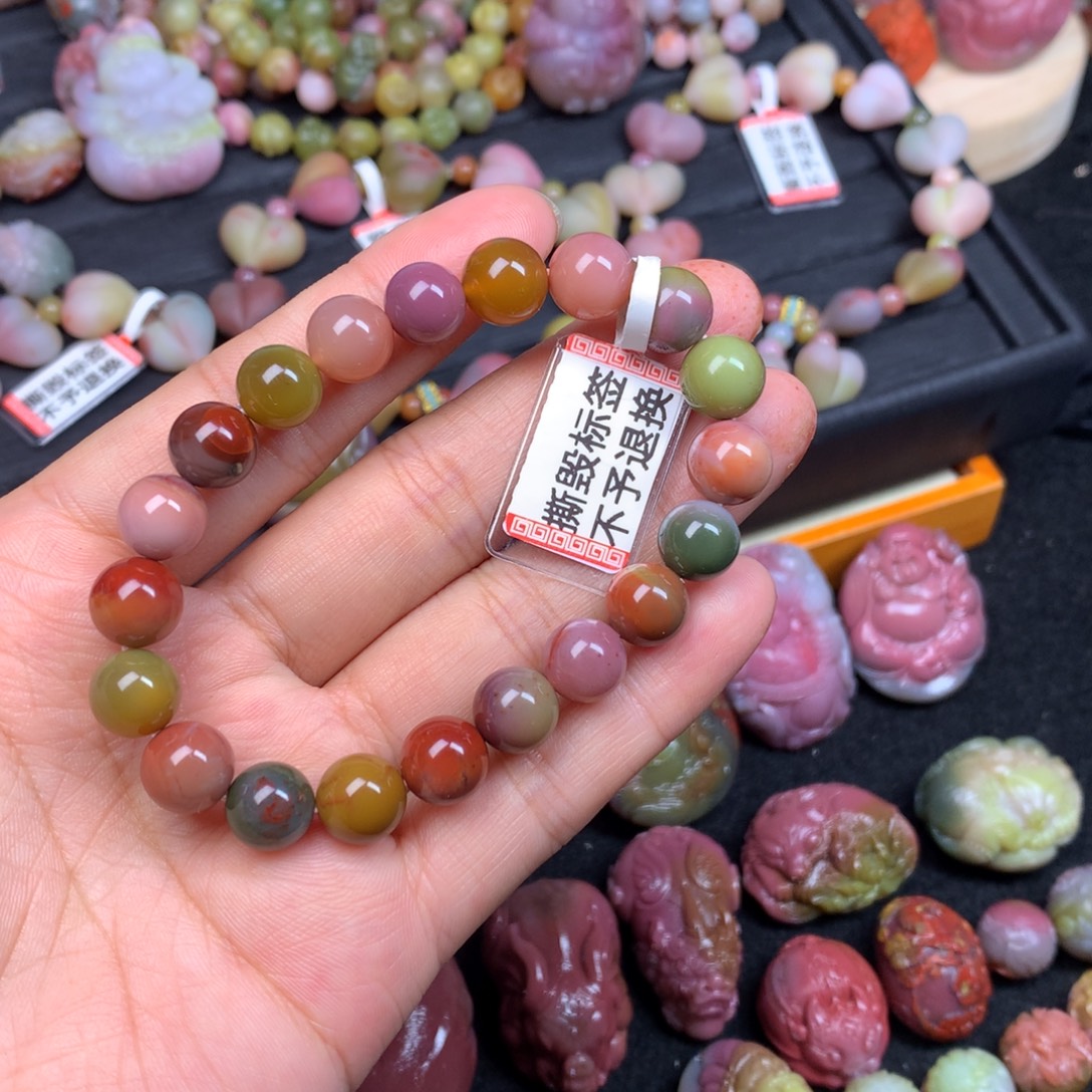 玛瑙/玉髓未镶嵌手链