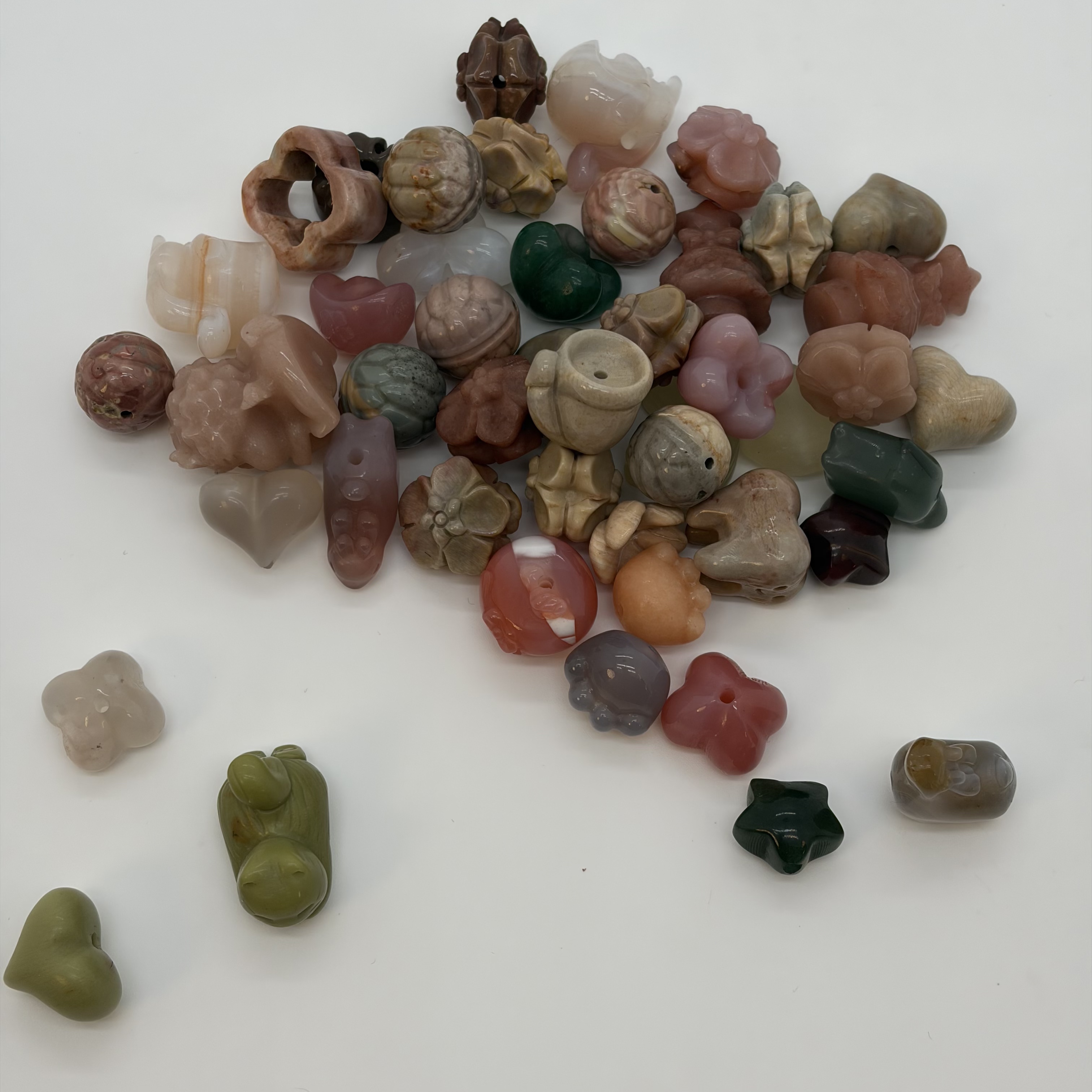 【0985】周年庆 玛瑙石“阿拉善“小配饰多样性发货