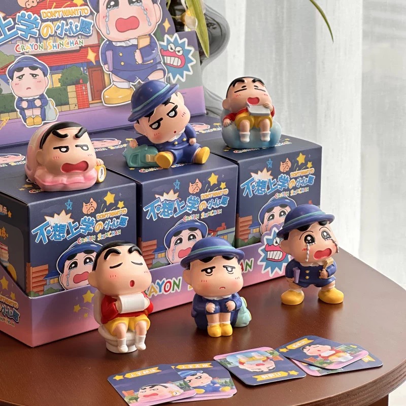 【蜡笔小新不想上学】桌面饰品礼物可爱创意摆件