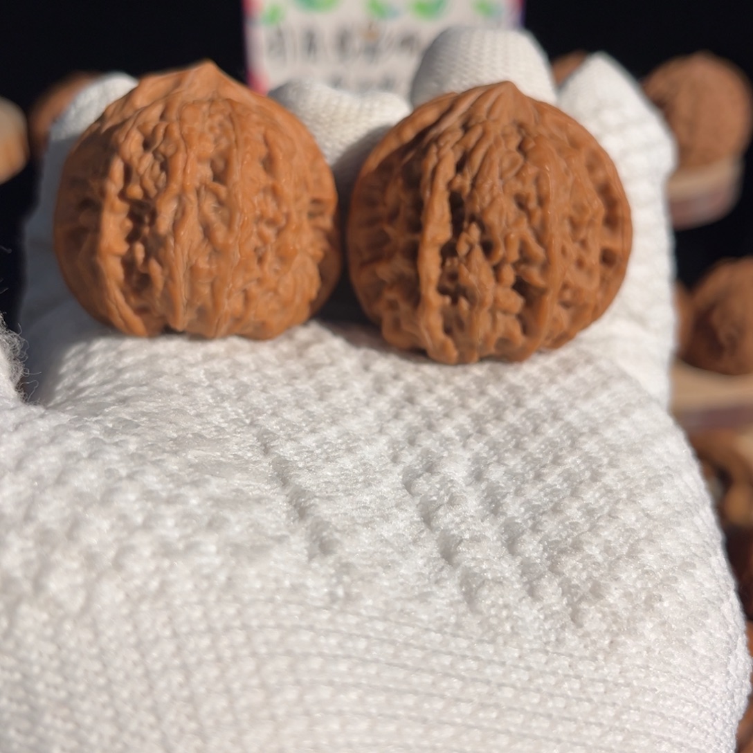 文玩核桃吊坠凹底41