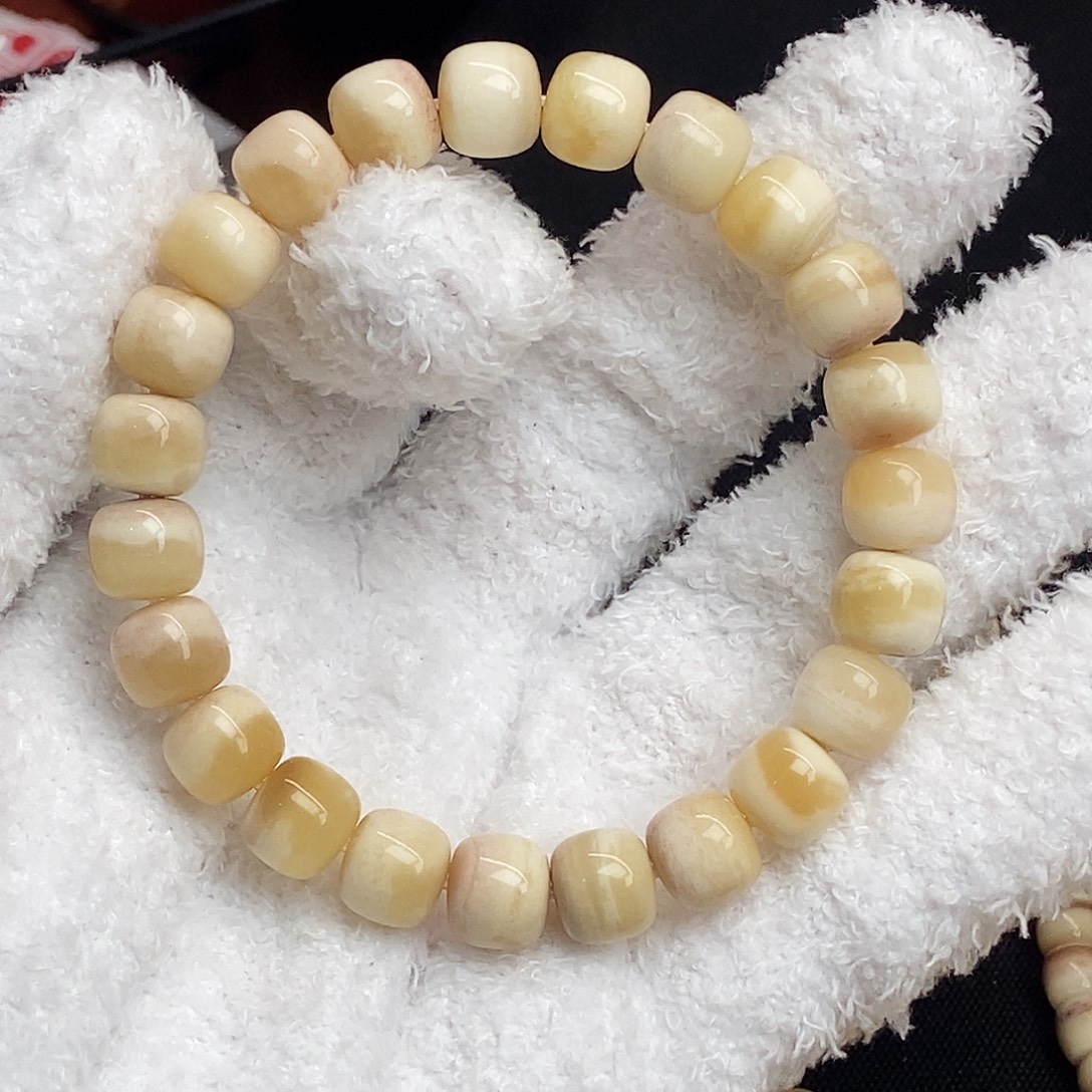 手串/手链驼骨手串10黄白