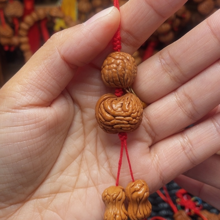 菩提籽类龙纹桃枭挂件