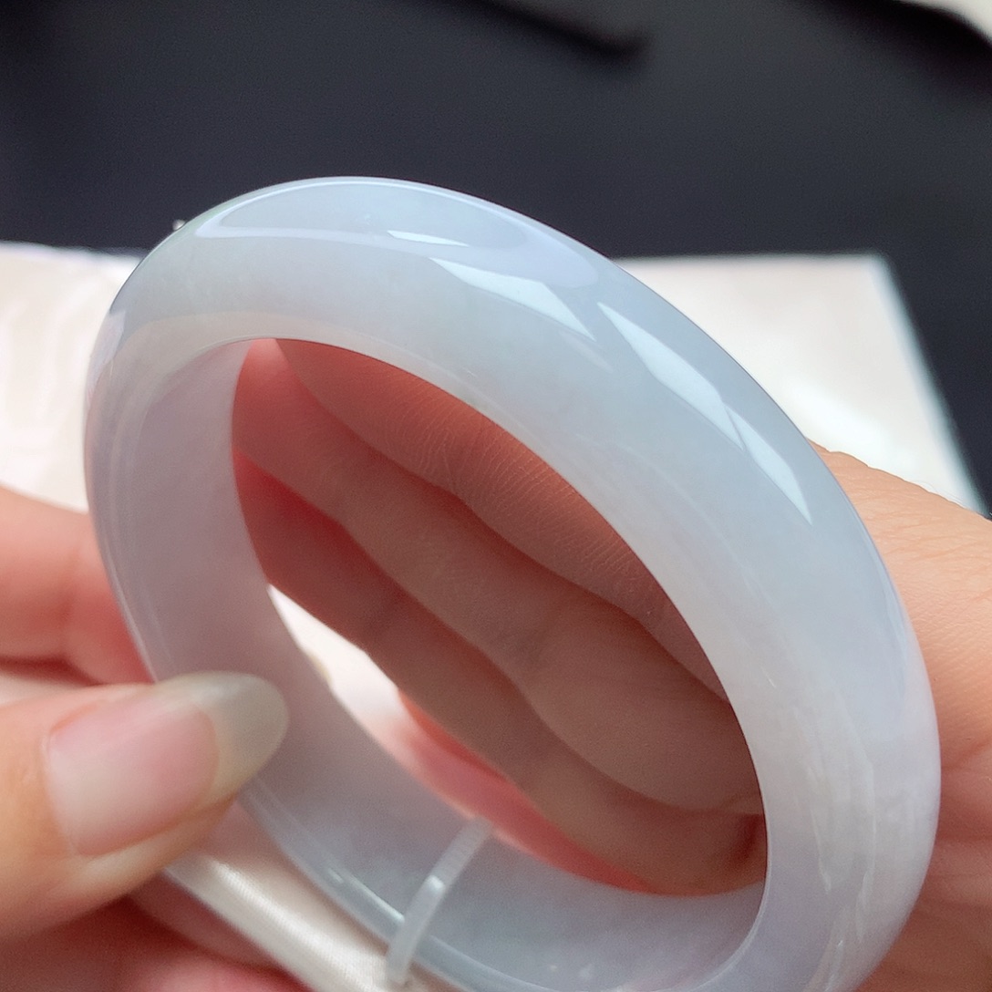 翡翠未镶嵌手镯56.5圈口