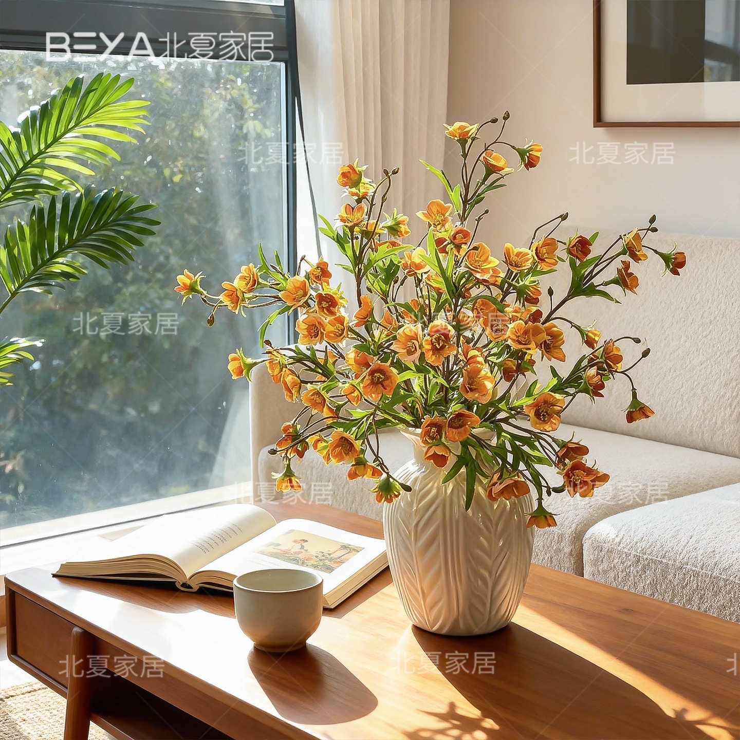 仿真花酱果花菟葵氛围拍摄花束道具花艺样板房装饰瓶插花