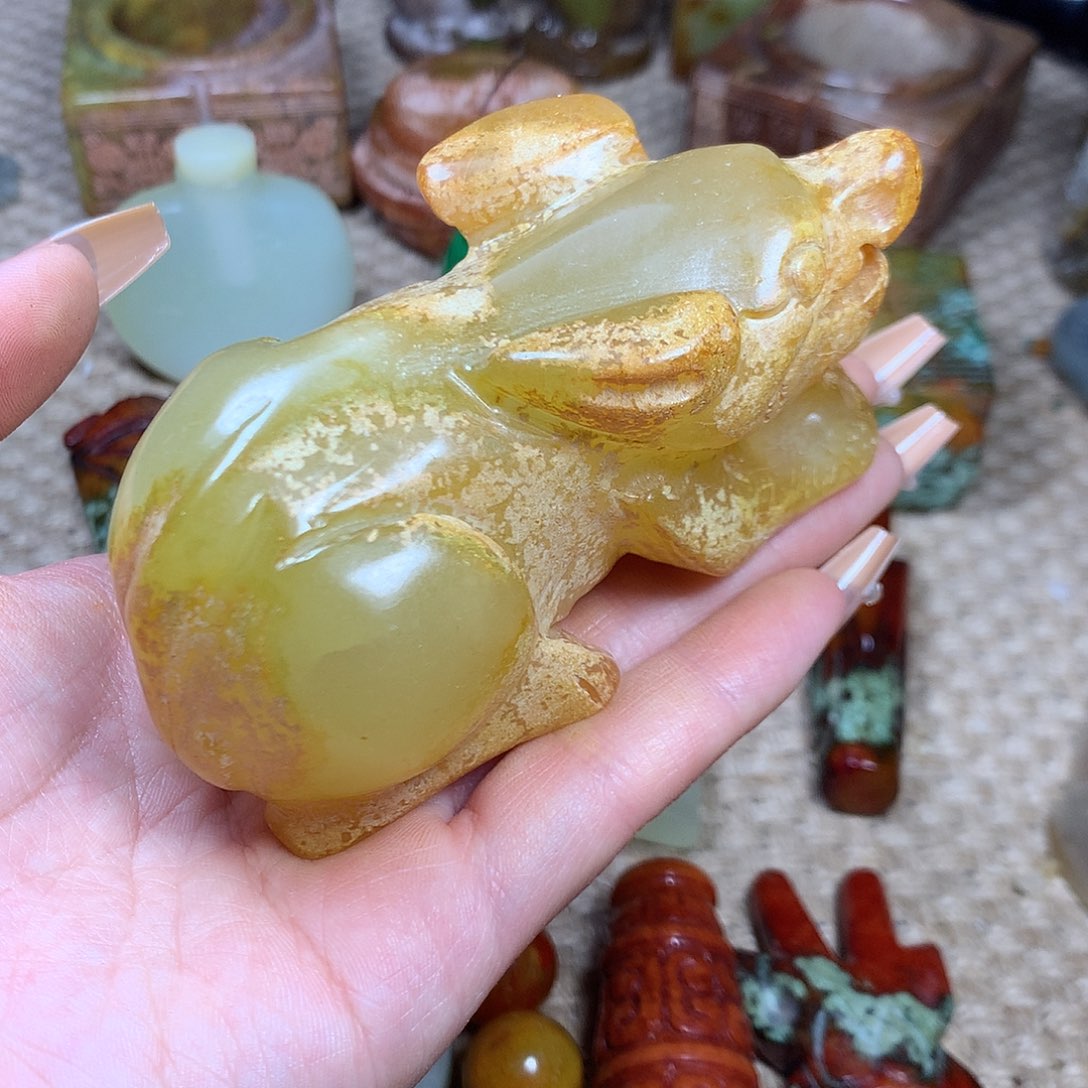 白玉菩提吊坠挂件