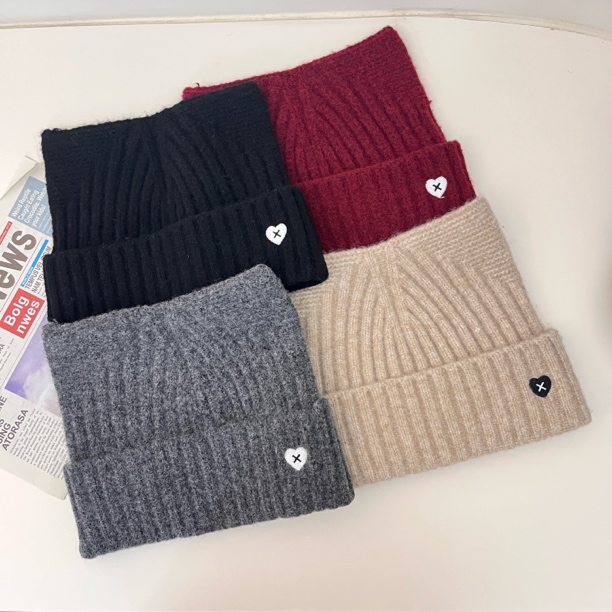 【猫咪帽】秋冬季大头围显脸小毛线帽可爱猫咪耳朵冷帽百搭保暖