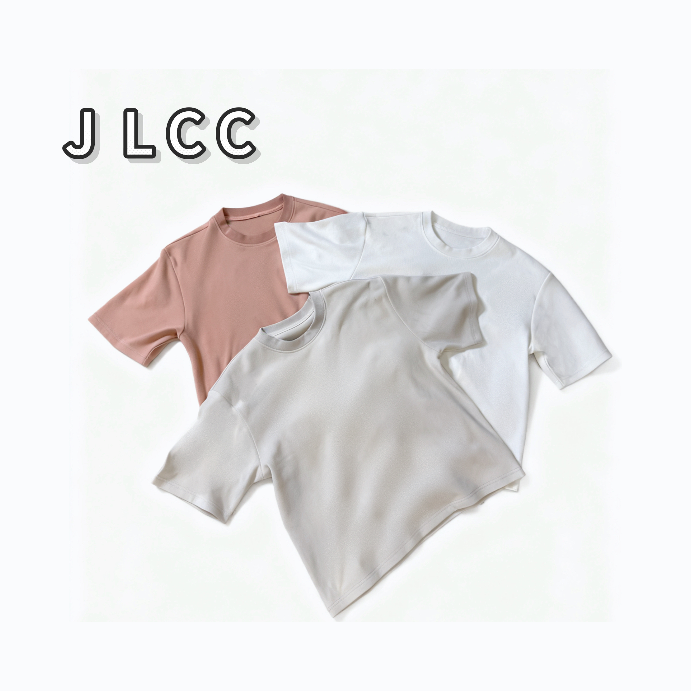 【JLCC】彩色系基础打底T恤百搭时尚打底衫双面绒秋冬季男女同款T恤