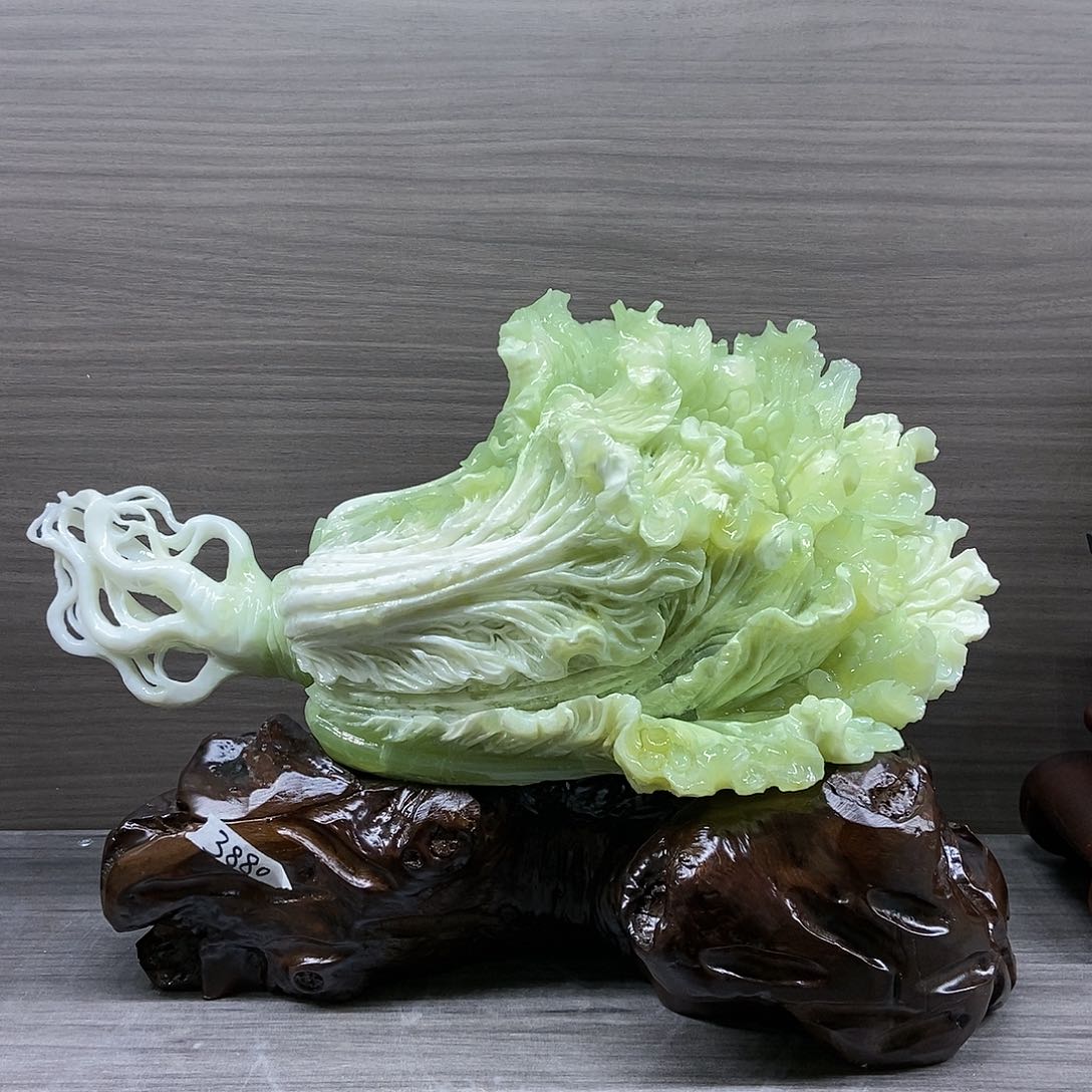 【闪购商品】蛇纹石玉（覆膜）珠宝奇石未镶嵌