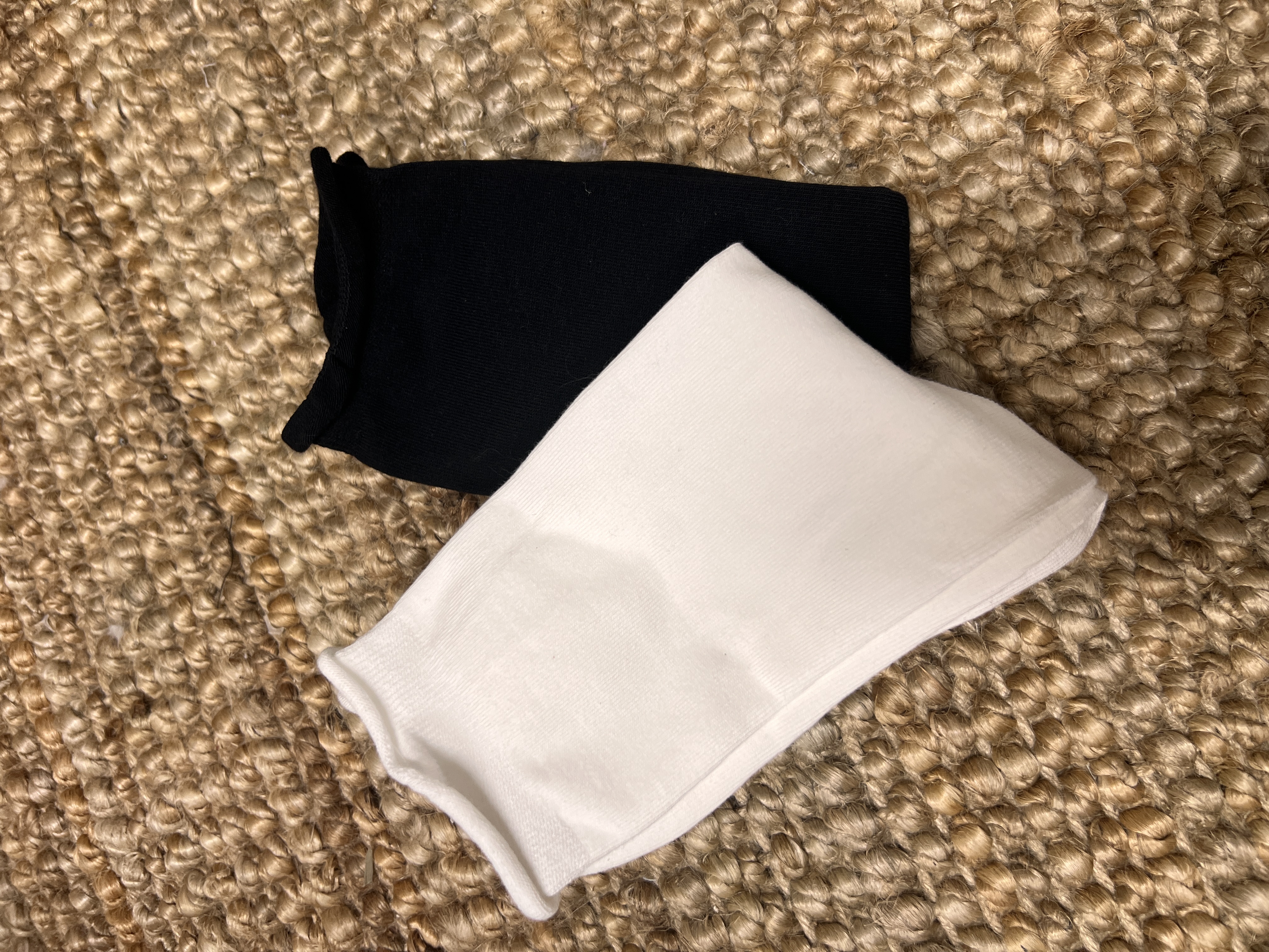 【小卷边儿】2双纯棉卷边堆堆袜春秋中筒全棉女袜