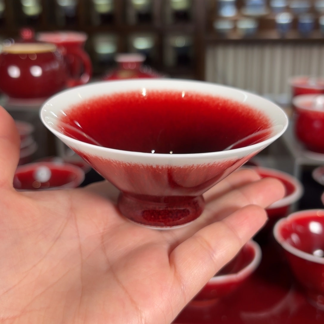 杯子景德镇高温原矿杯