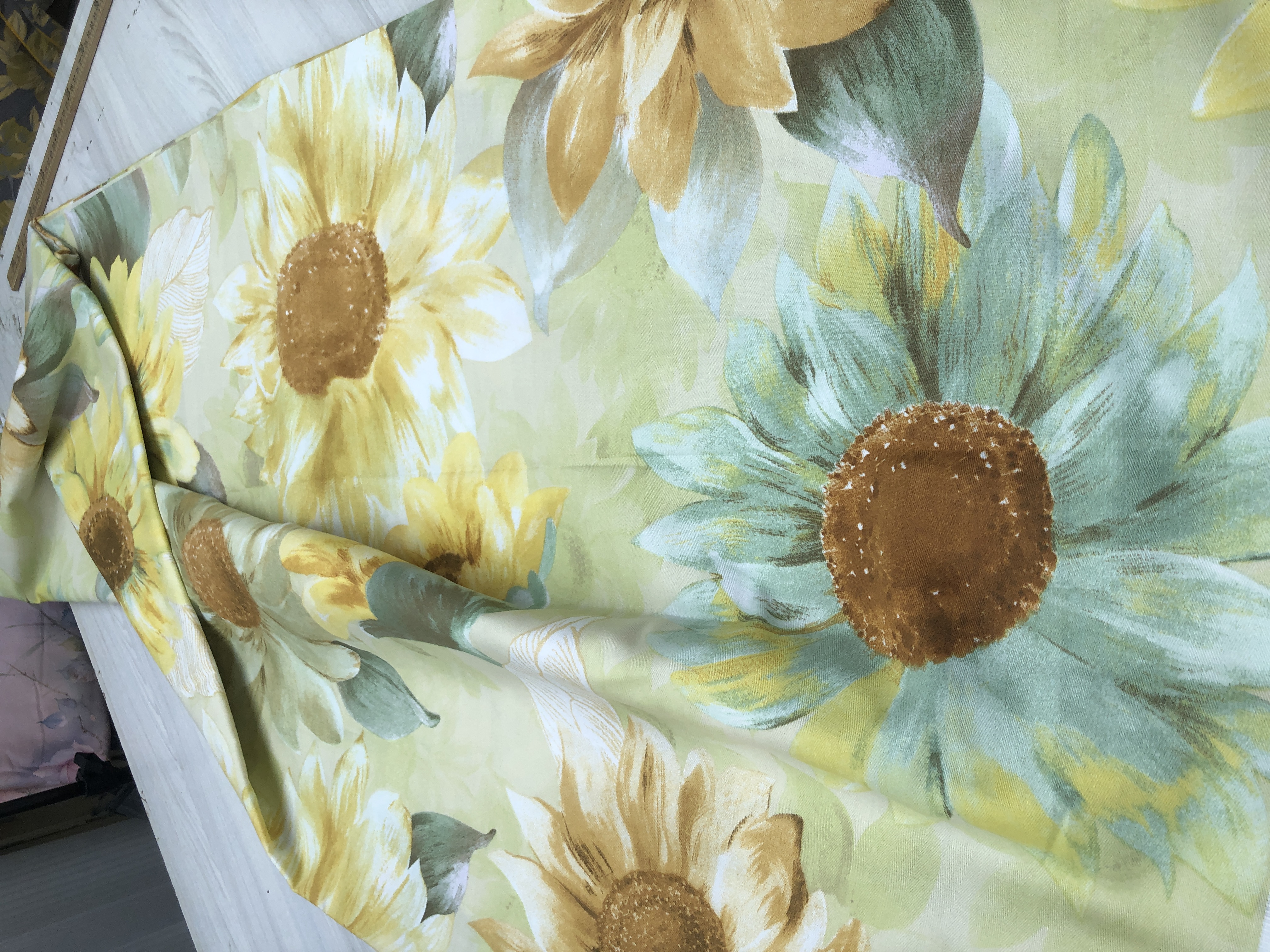 （99粗布)2.5*2.3加厚大版印花床单面料