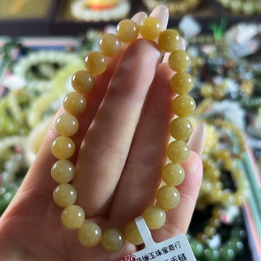 和田玉未镶嵌手链122