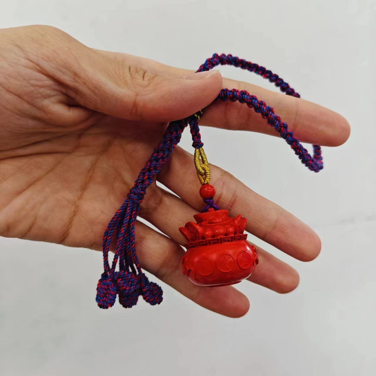 含辰砂工艺品朱砂吊坠-812010