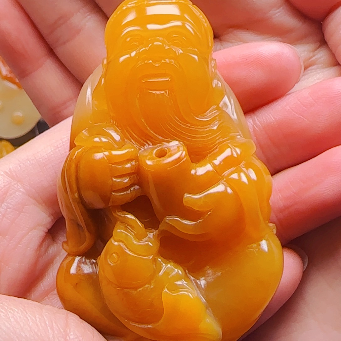 石英质玉（黄龙玉）1未镶嵌