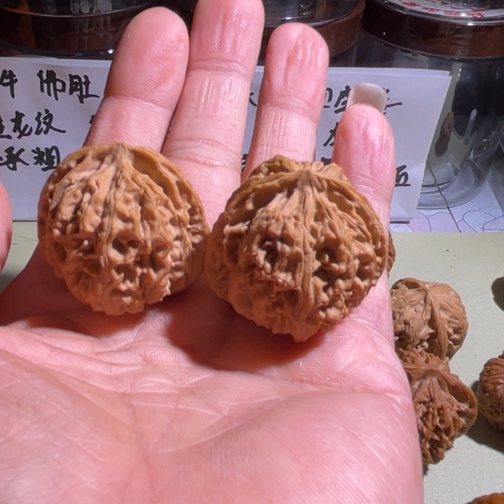 文玩核桃把件山地苹果39