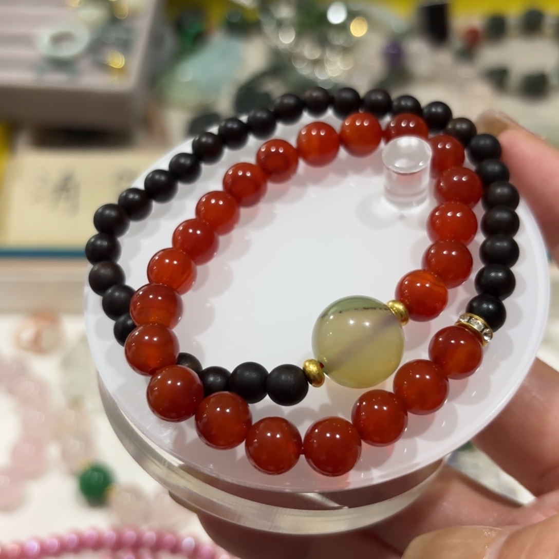 玛瑙/玉髓合金颈饰58755