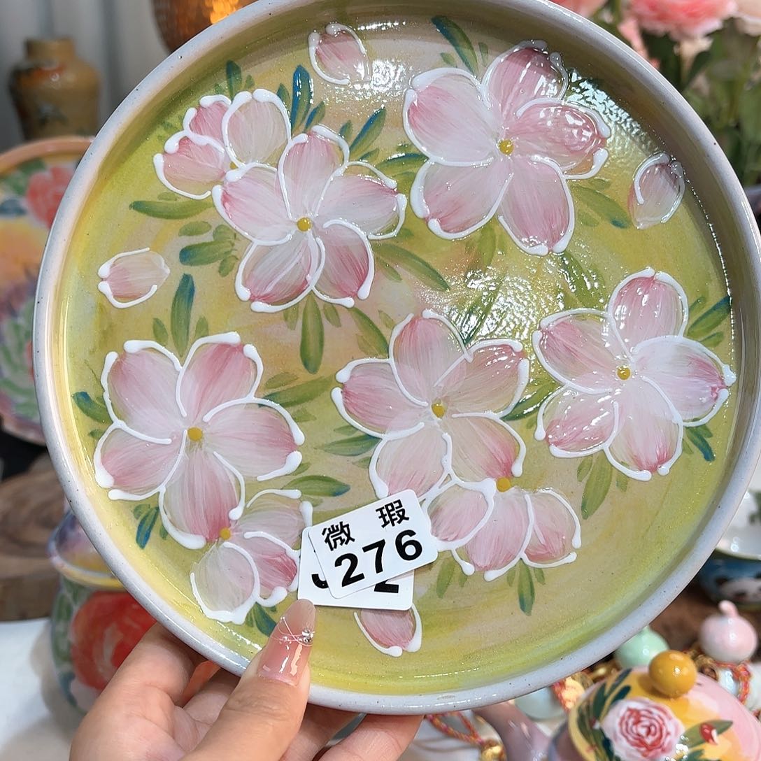 景德镇手绘高温釉下彩陶瓷茶具