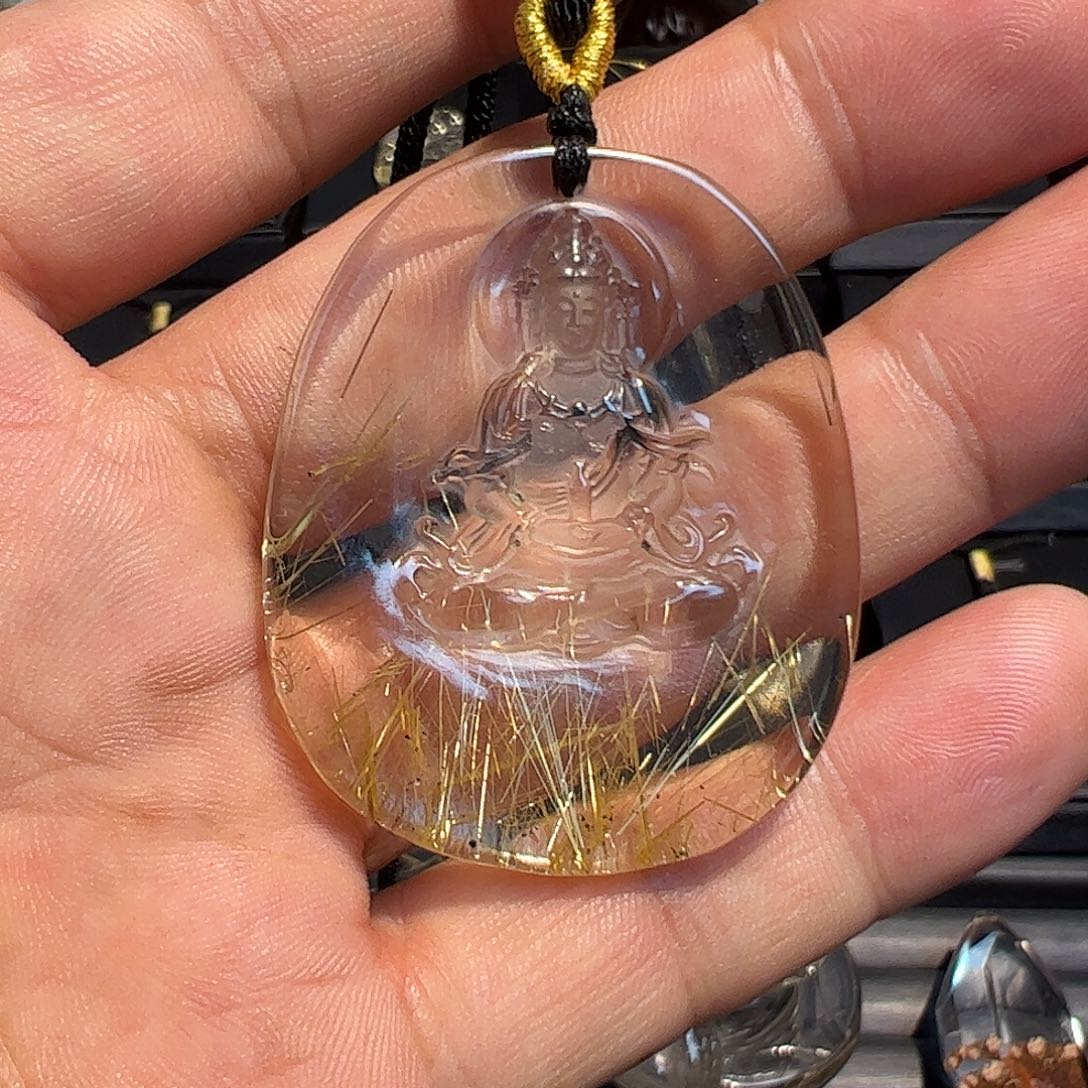 未镶嵌水晶颈饰吊坠