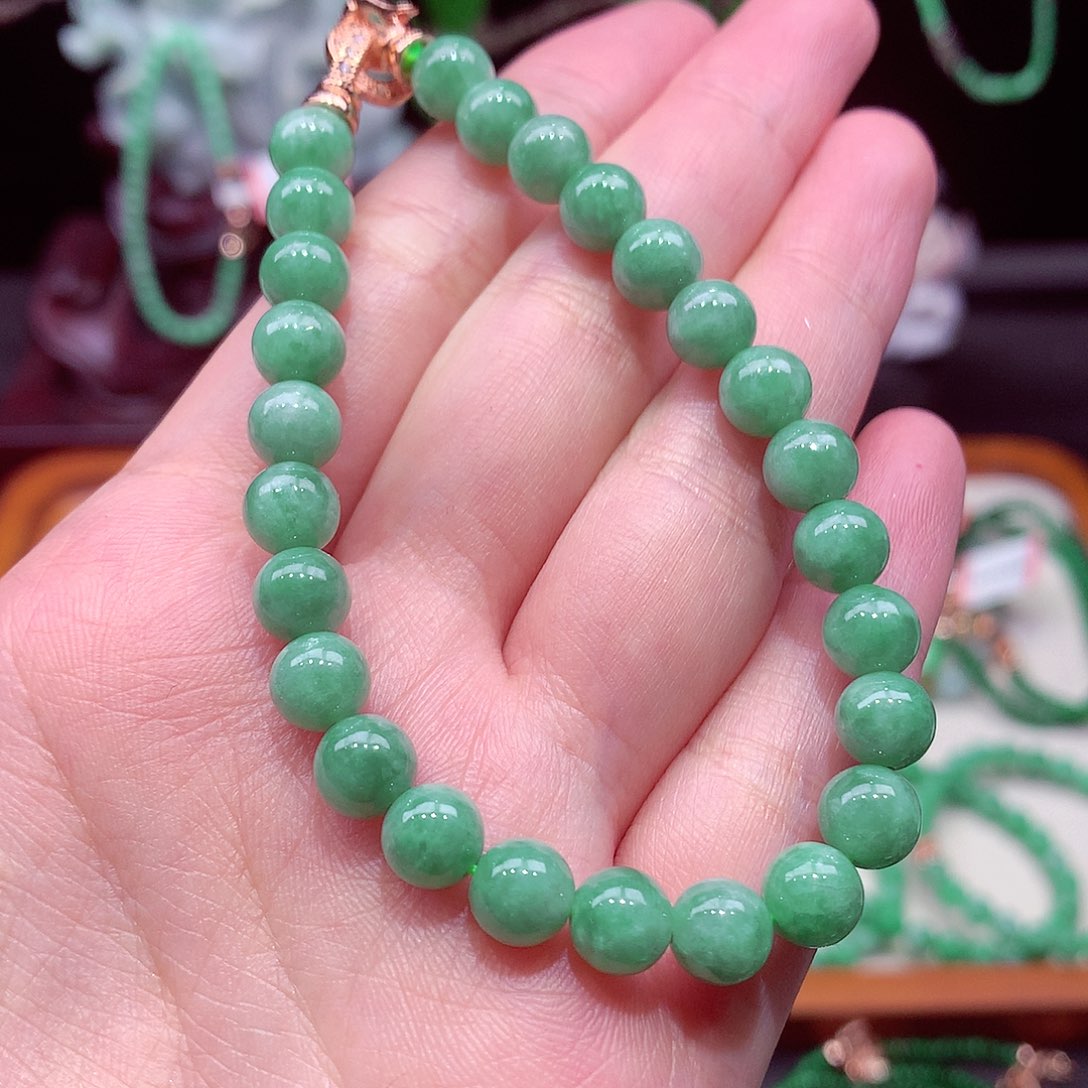 未镶嵌手链翡翠翡翠