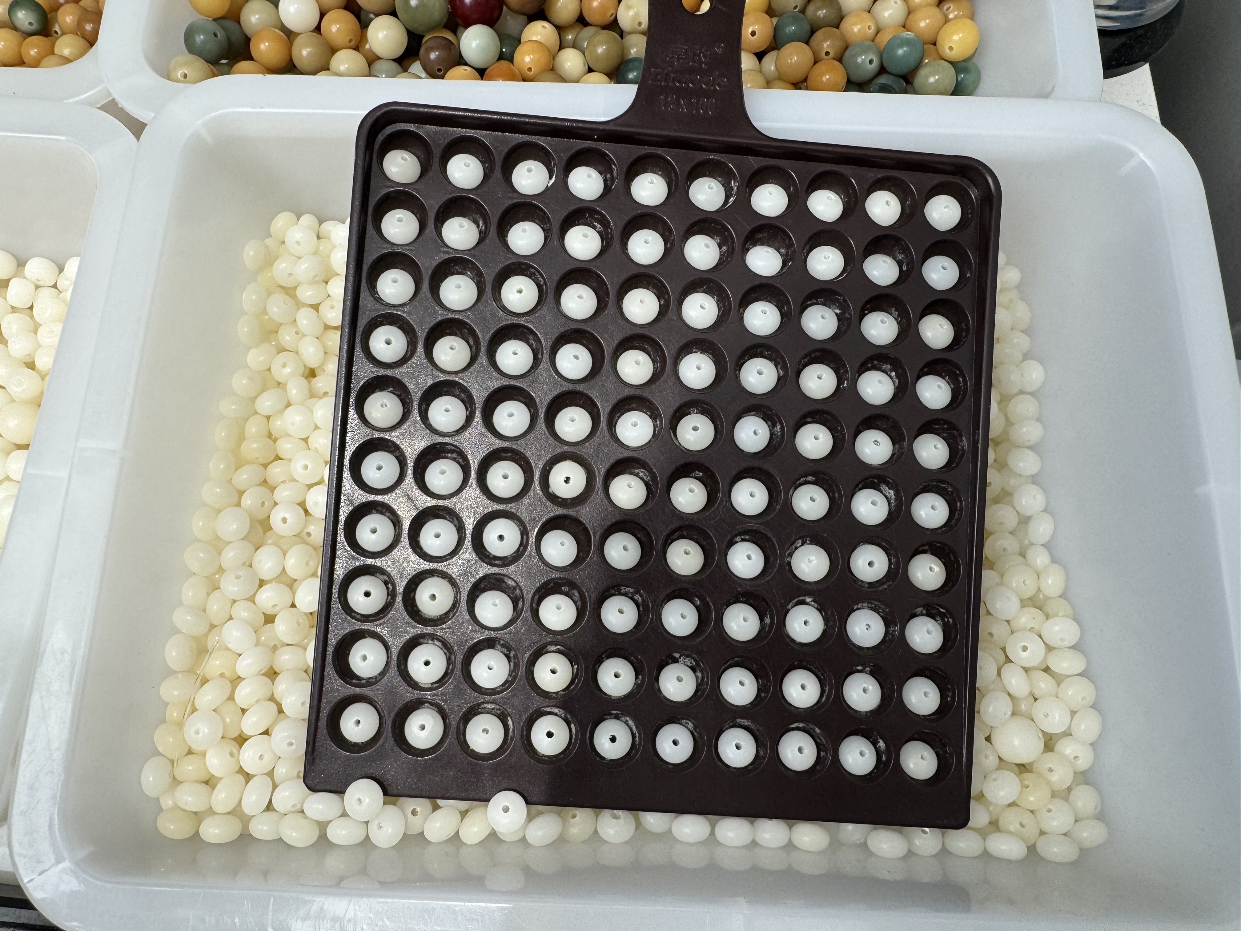 小尺寸算盘珠白玉菩提5*9mm