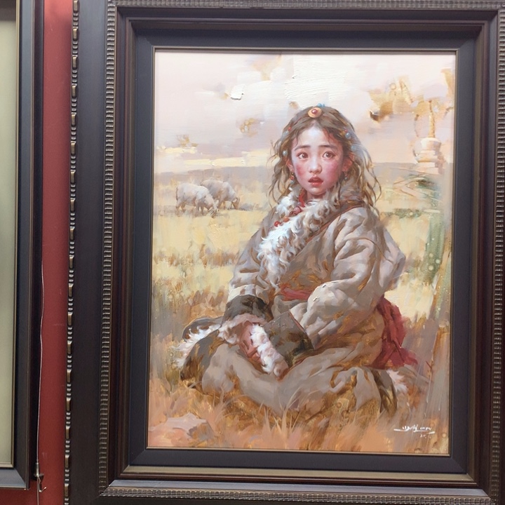 1***云油画陈少雄纯手绘油画