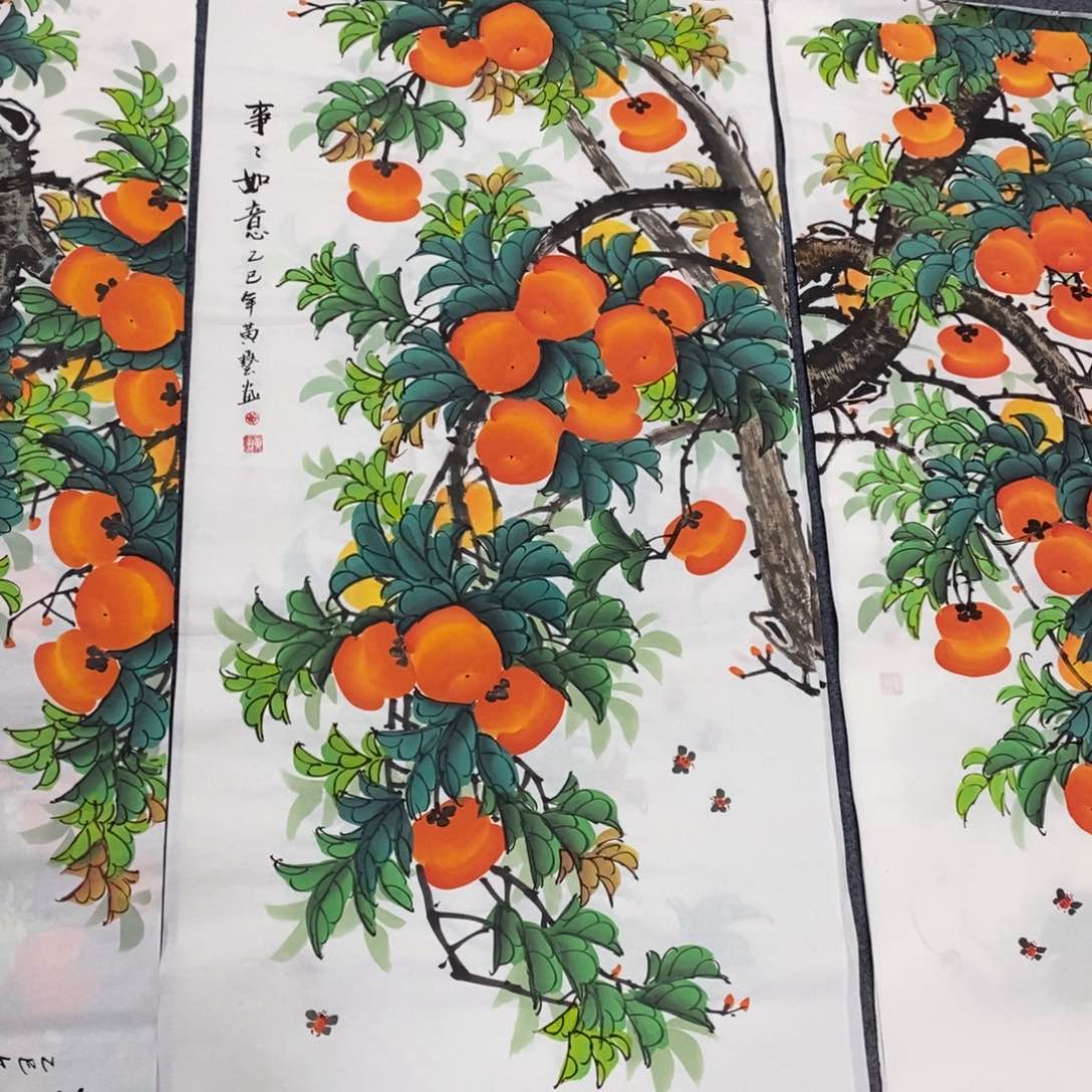 国画捌***韩尺寸140✖️70四尺精品手绘画