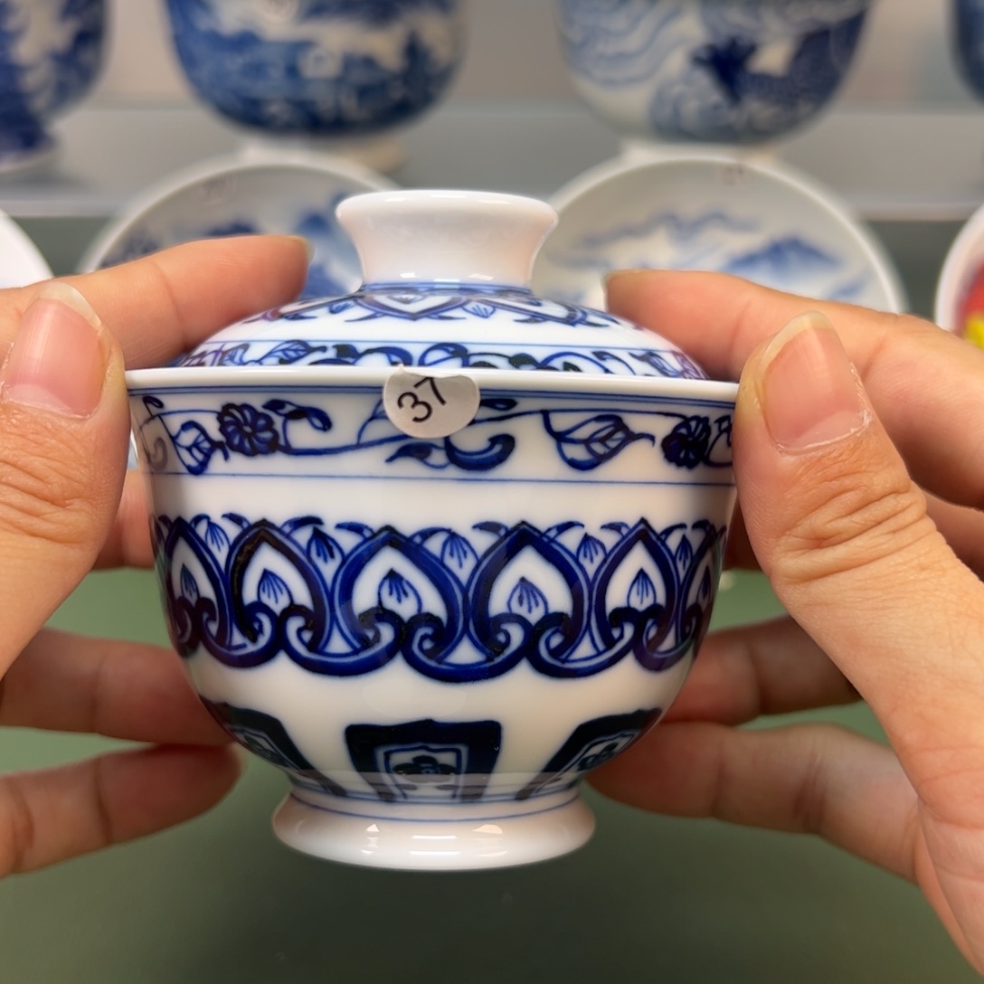 杯木木景德镇纯手绘茶具37